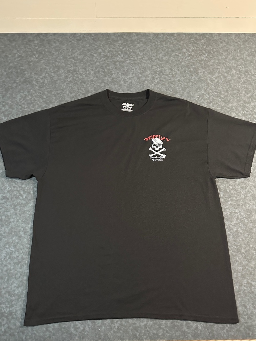 Stranger Things 2 Mutiny Productions Film Crew Atlanta Ga Black T Shirt Size XL